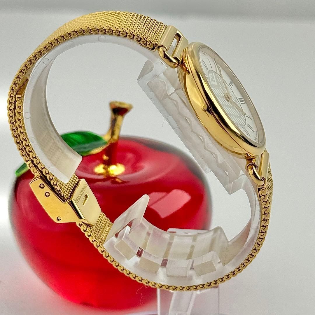 フェンディ パラッツォ ゴールド 電池 レディース 腕時計 513