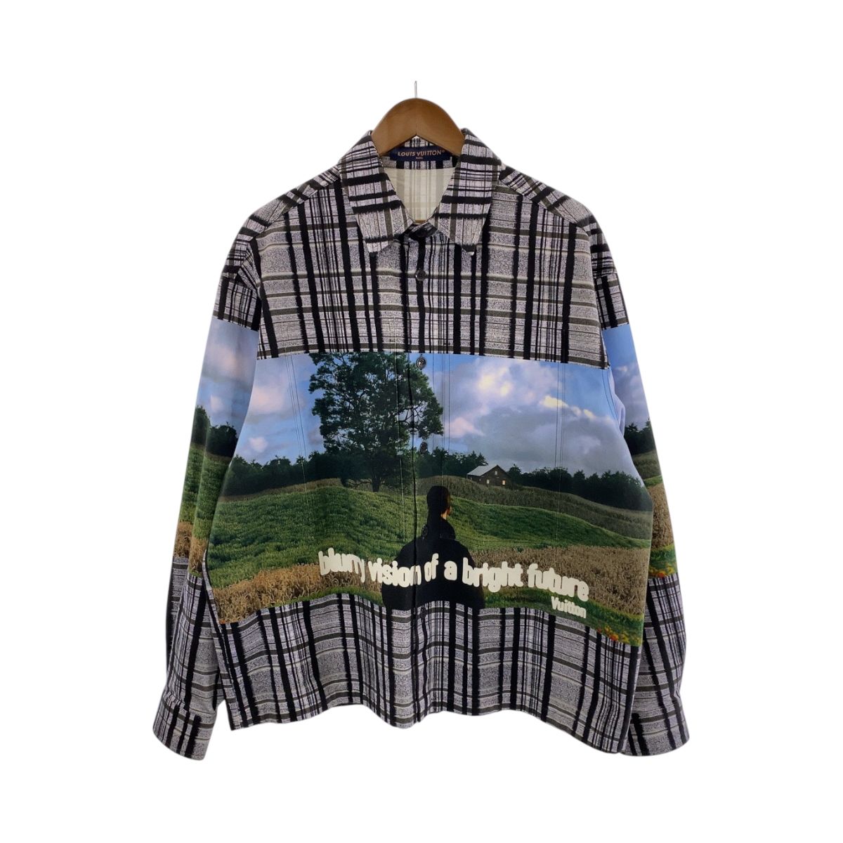 美品 LOUIS VUITTON ルイヴィトン 23AW プリンテッドコットンオーバー