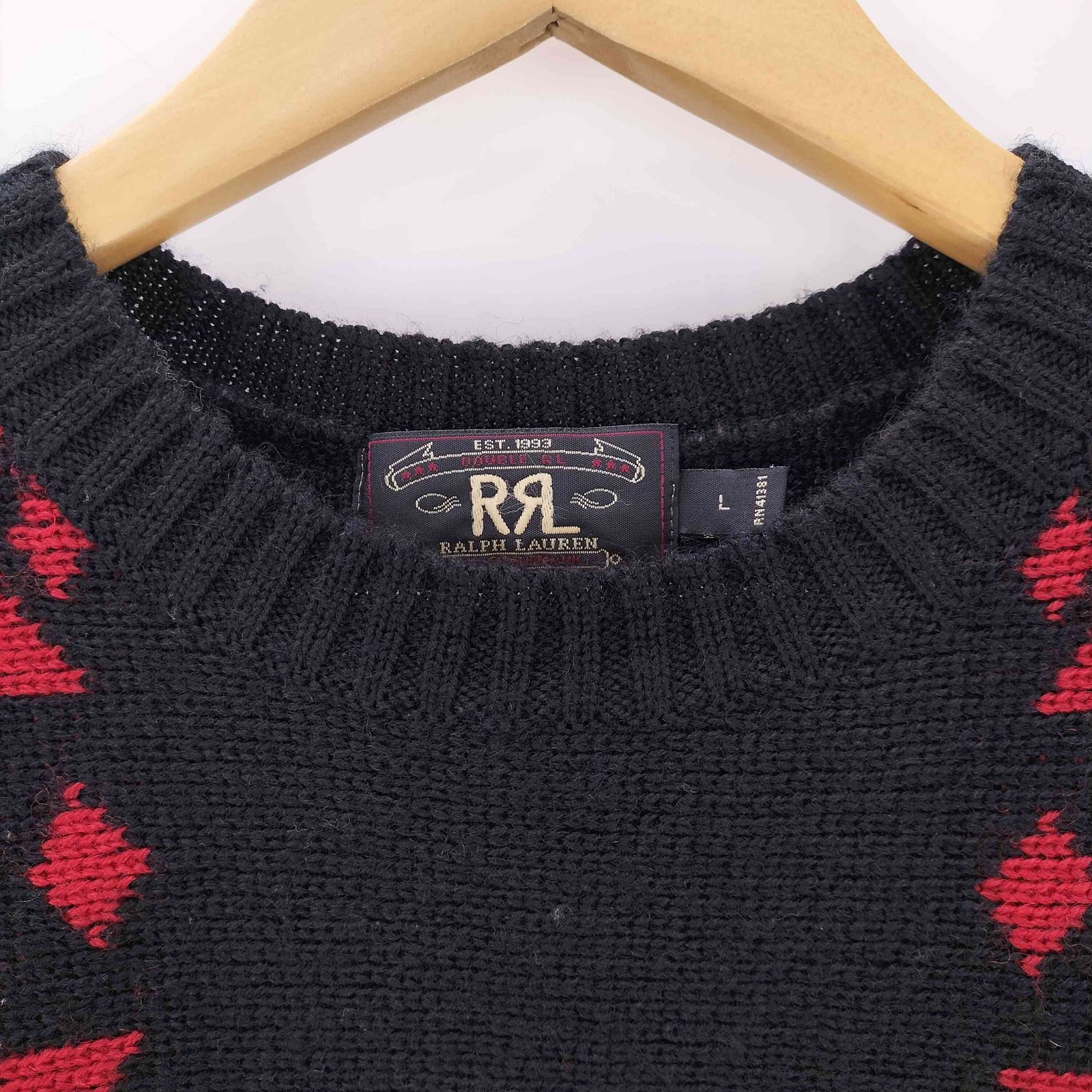 RRL Ralph Lauren ラルフローレン ノルディック ニット ダブルアールエルラルフローレン RRL RALPH LAUREN 90S 三ツ星