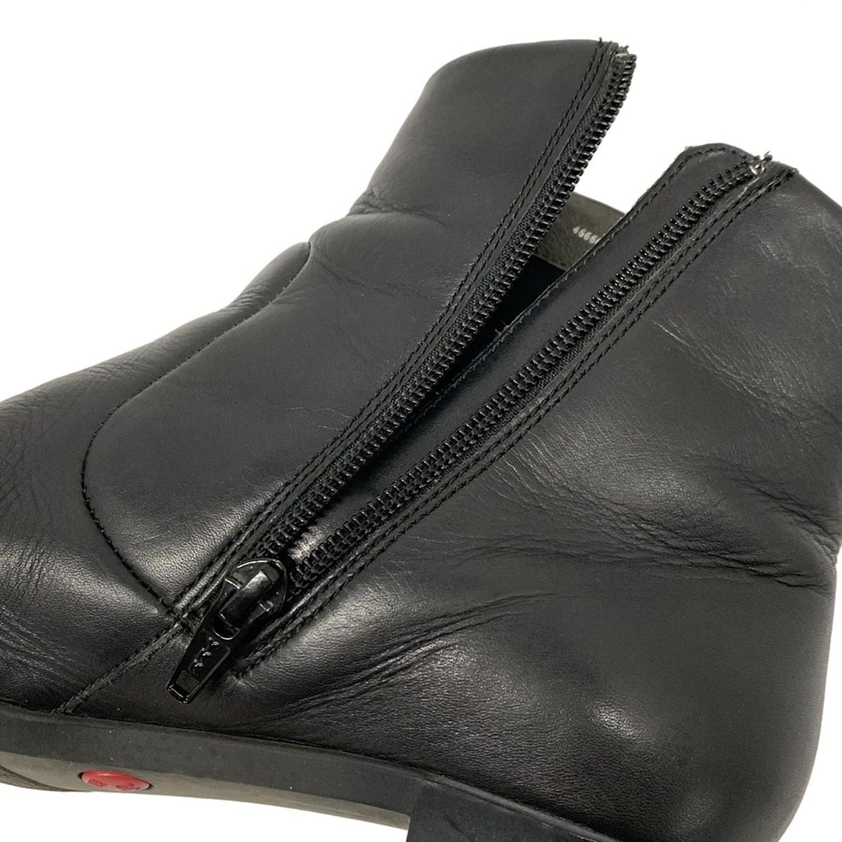 美品　カンペール　レディース38 黒　革 CAMPER(カンペール) ショートブーツ 38 レディース - 黒 レザー