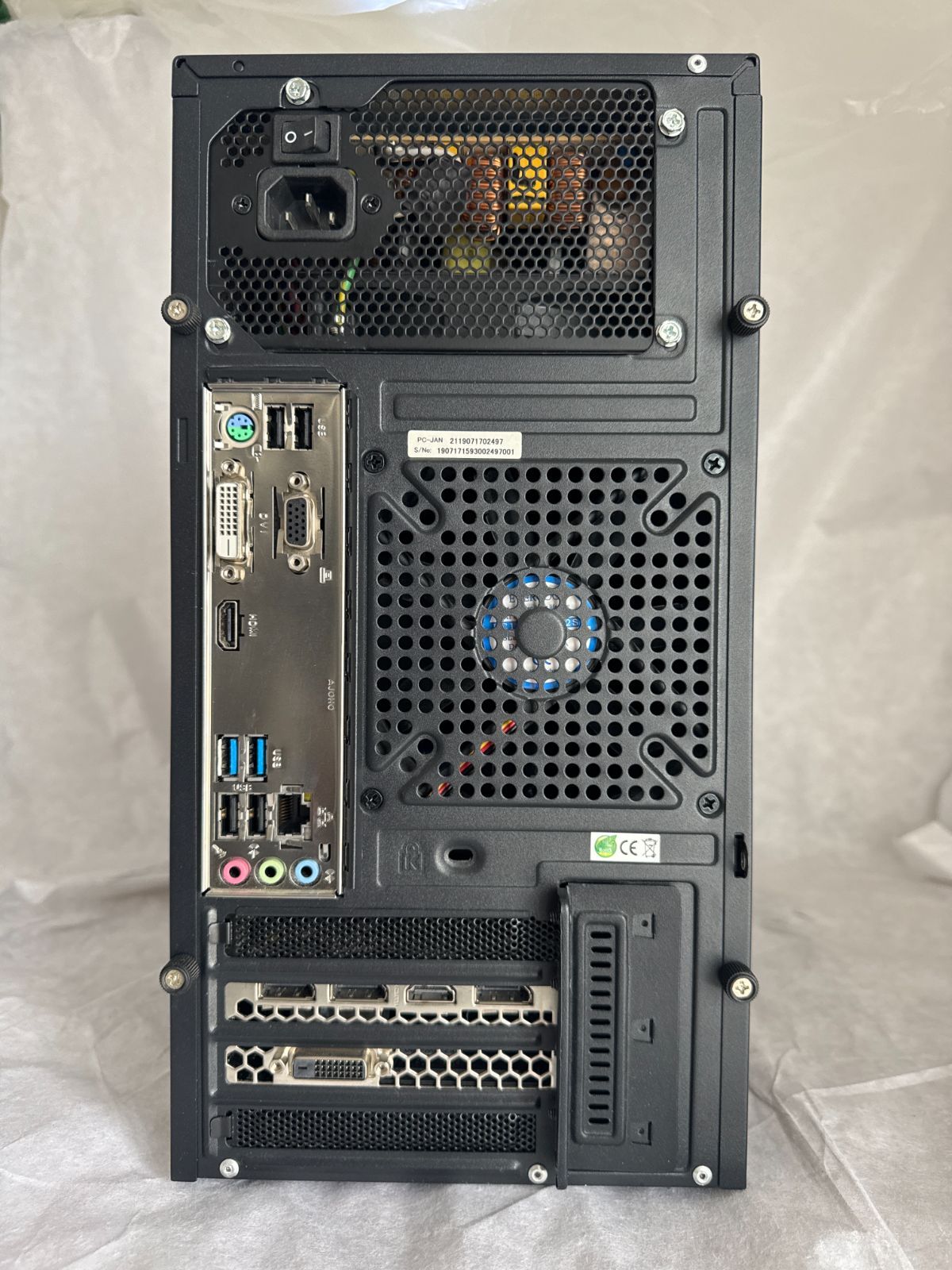 中古ゲーミングPC ex.computer Core i5-9600K GTX1060(6GB) RAM16GB