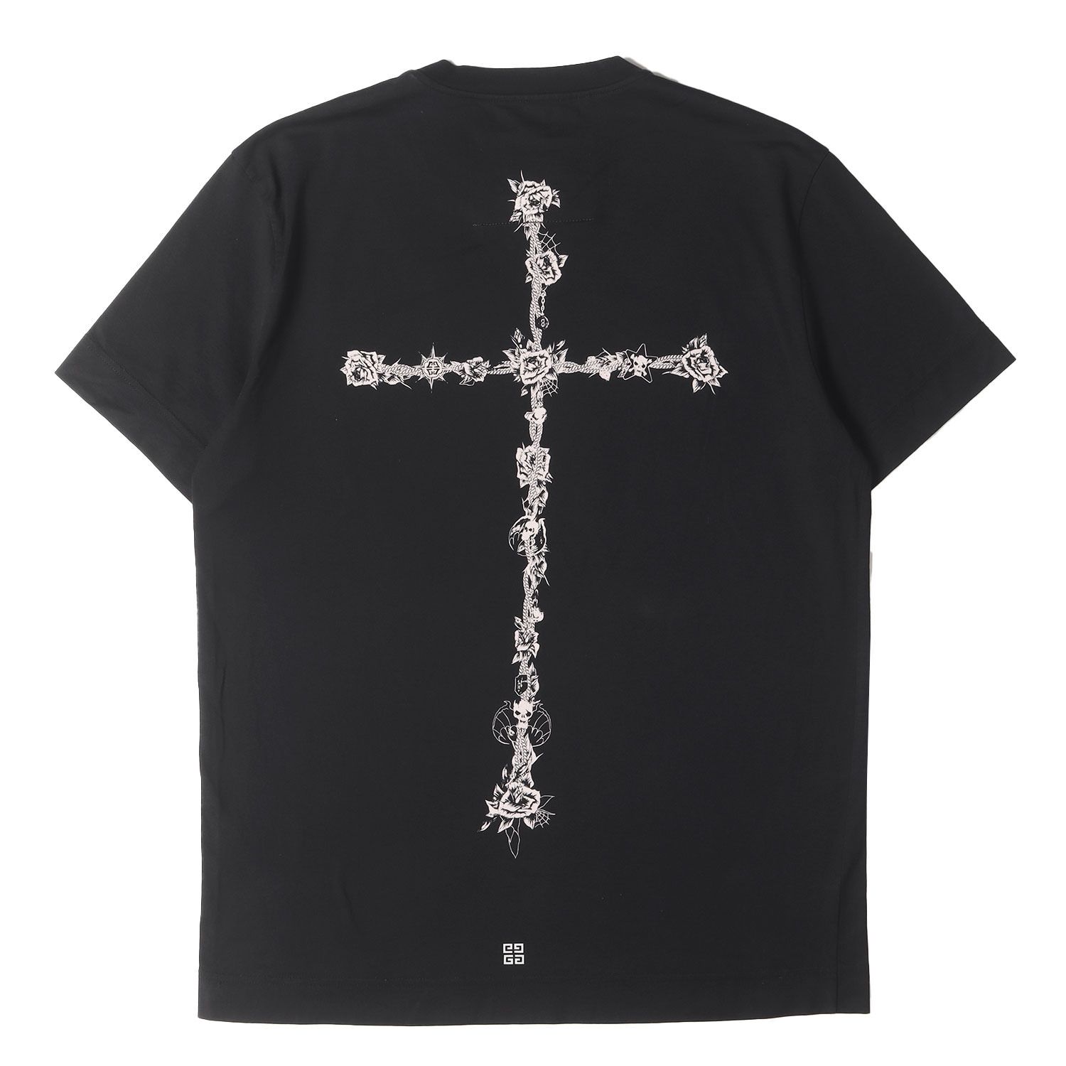 関税込 GIVENCHY ジバンシィ フラワースリーブ Tシャツ GIVENCHY ジバンシィ Tシャツ サイズ:XL / フラワークロス
