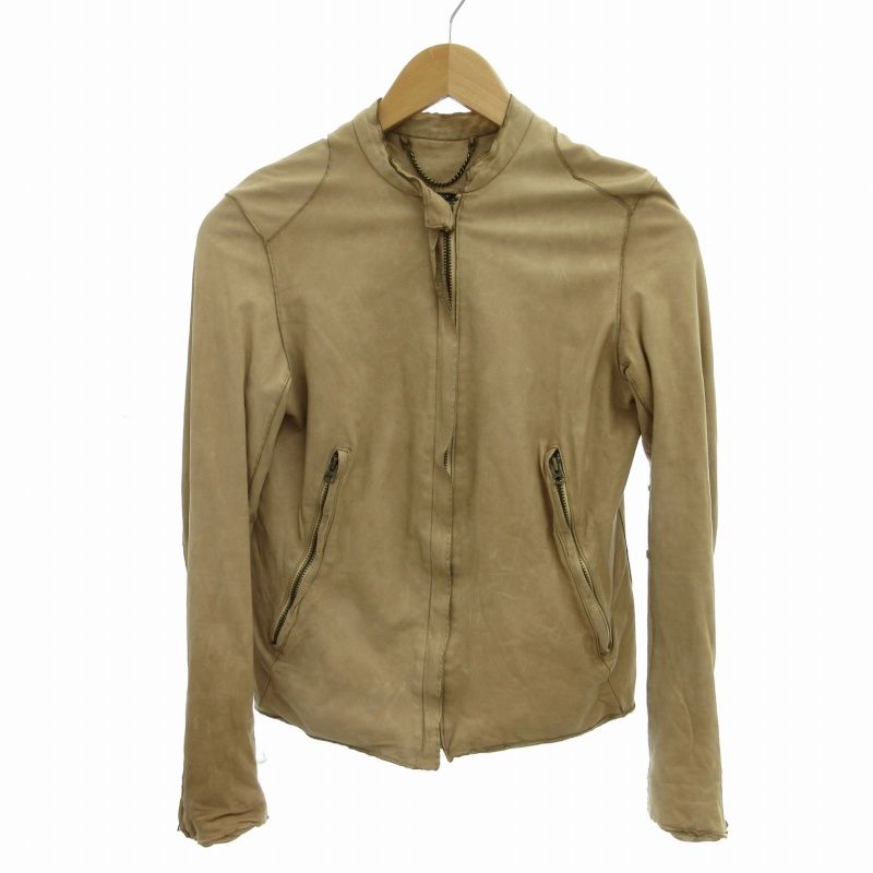 半額 sisii カウレザー シングルライダース M 牛革 日本製レディース