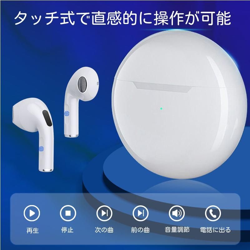 ワイヤレス イヤホン Bluetooth 5.3 超小型 ステレオ 最新版 iPhone15 7 8 x Plus 11 12 13  14Android tws 7188 7034 ヘッドセット ヘッドホン オープン記念 FIPRIN - メルカリ