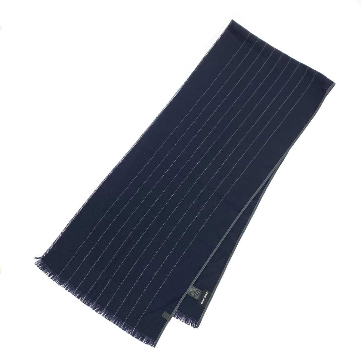 良好 GIORGIO ARMANI ジョルジオアルマーニ マフラー RN103723