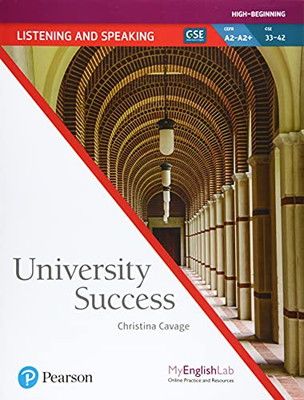 University Success: Listening u0026 Speaking Student Book with MyEnglishLab A2 [Paperback] Pearson Education