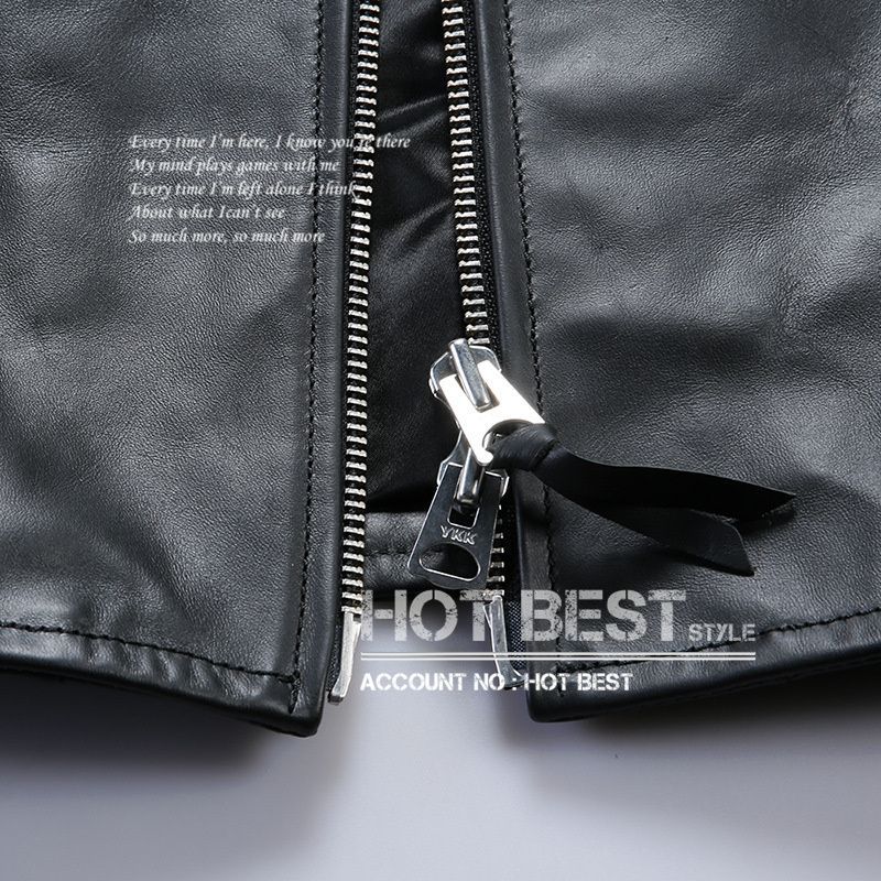 1.1mm ホースハイド 50 s J-100タイプ シングルライダース レザージャケット タンニンなめし 馬革 KANDAIZUMI_COM