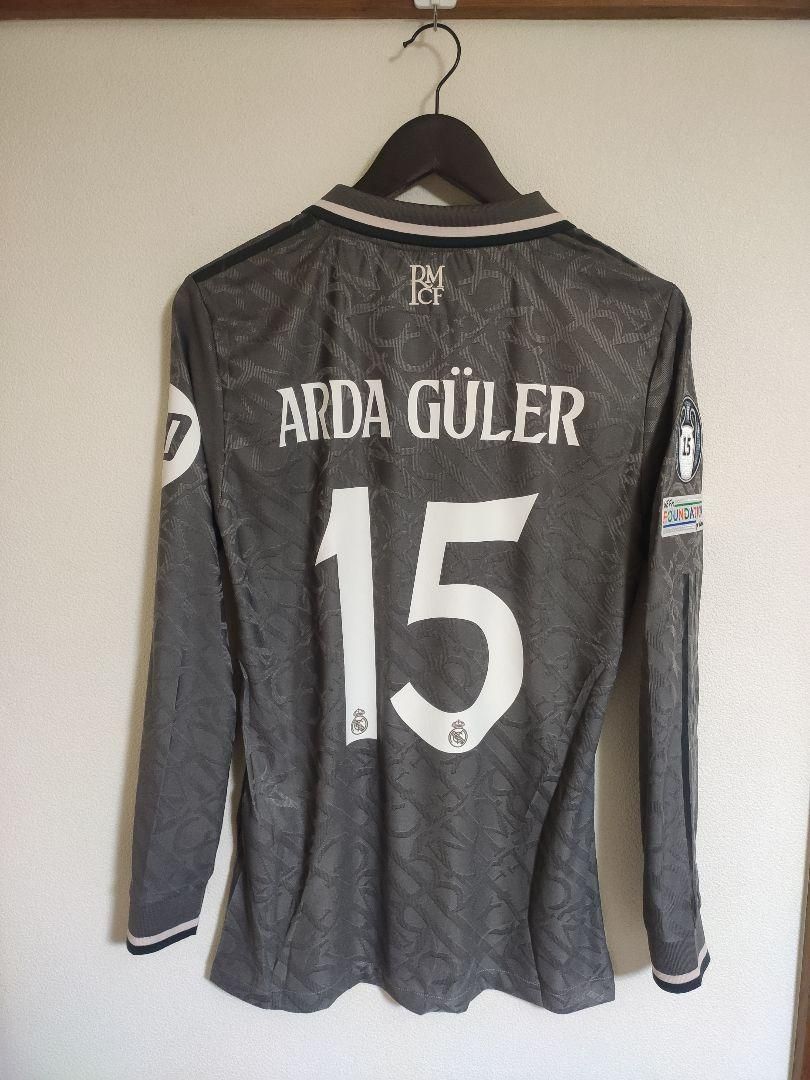 24/25 アルダ ギュレル#15 レアルマドリード 長袖ユニフォーム サッカー ジャージ