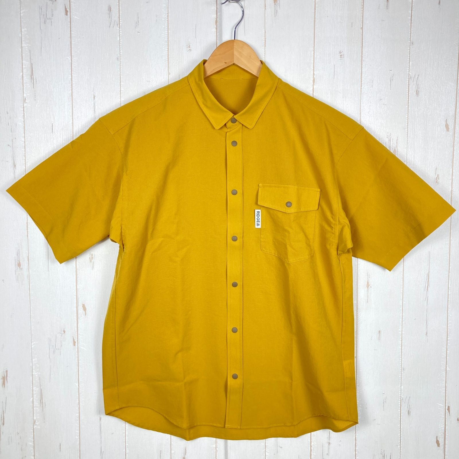 Men s L イエロー系 Ridge Mountain Gear リッジマウンテンギア ベーシック ショートスリーブ シャツ Basic Short Sleeve Shirt Rustic Mustard ポリエステル ウェア