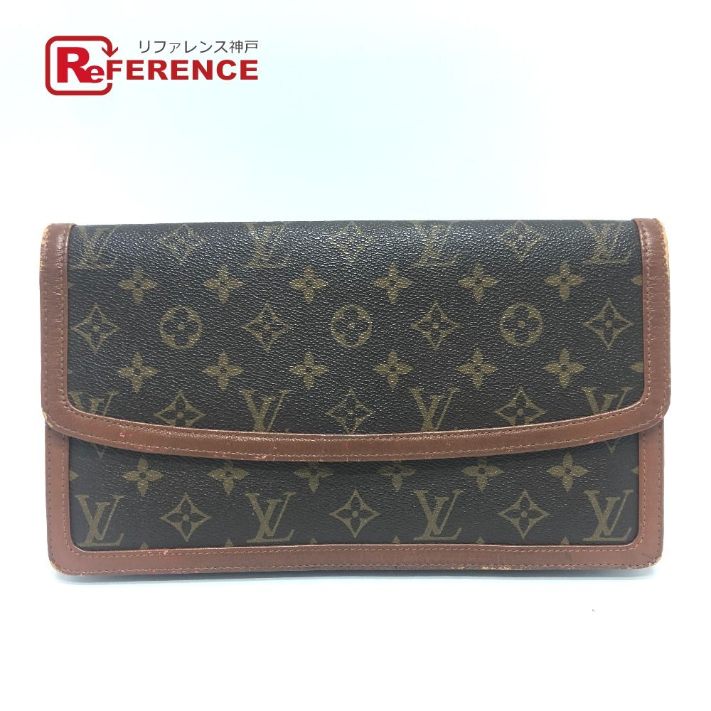 LOUIS VUITTON ルイヴィトン クラッチバッグ ポシェットダムGM M51810 モノグラムキャンバス ブラウン