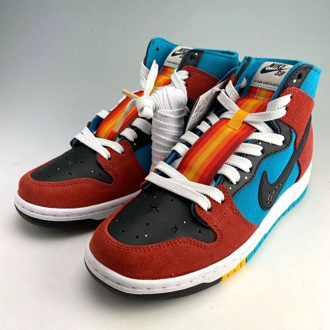 24.5 cm ディオール グリーンウッド × ナイキ SB ダンク ハイ デコン