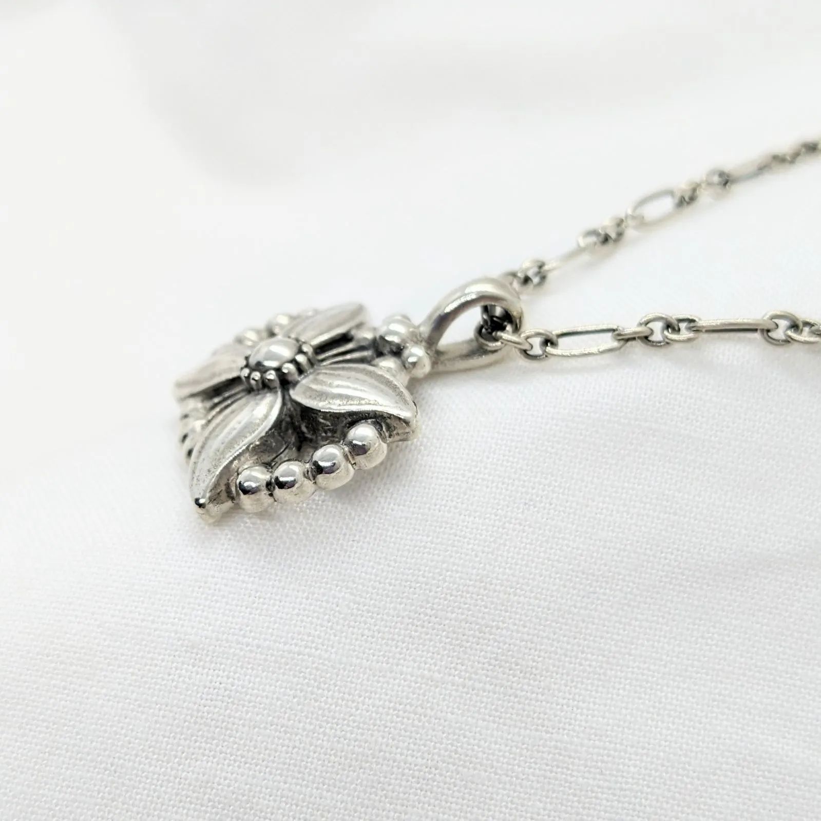 未使用品 ジョージ・ジェンセン シルバー 1998 エーデルワイス