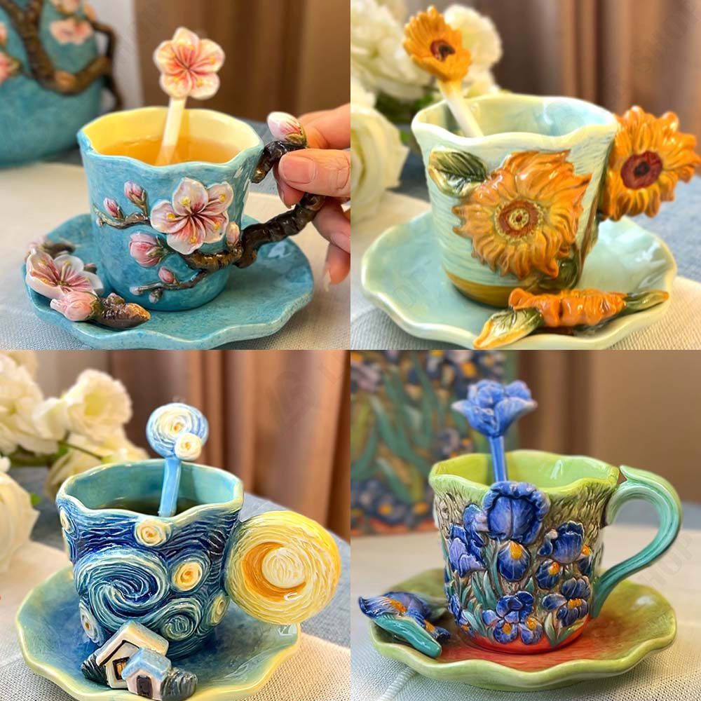 未使用＆一度水洗い 作家 器セット コーヒーカップ 小鉢 ドラ鉢 カヌレ