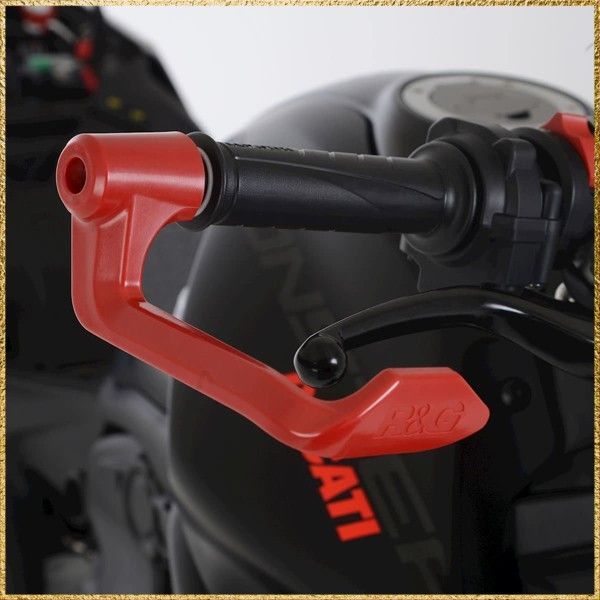 彡 でお届け 彡 アールアンドジー R-G ブレーキレバーガード レッド ZX-10RX-10RR RG-BLG0039RE