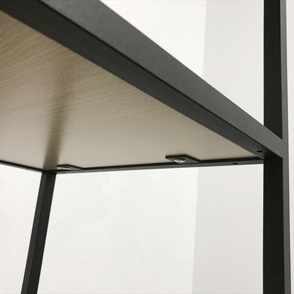 5段コーナーシェルフ ブラック