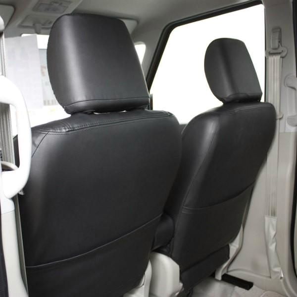 送料無料 スズキ|MRワゴン|MF33S|シートカバー|フェイクレザー|ブラック|全席分