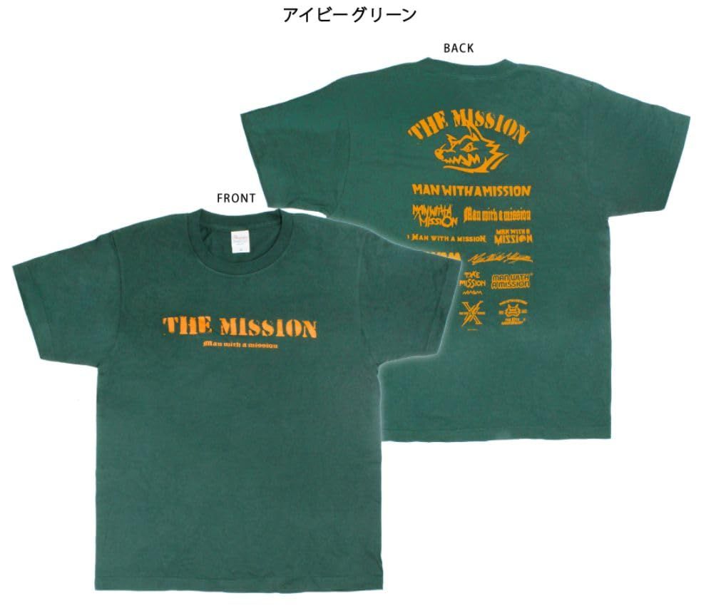 MAN WITH A MISSION（マンウィズアミッション）公式グッズ お一人フェス Tシャツ【アイビーグリーン】XL - メルカリ