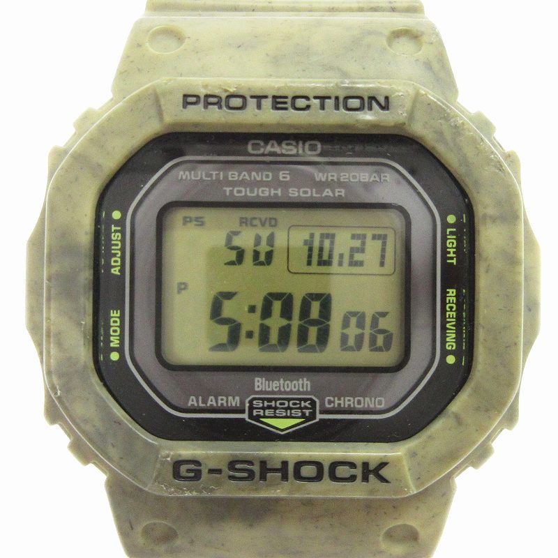 カシオジーショック CASIO G-SHOCK SAND LAND 腕時計 デジタル タフソーラー GW-B5600SL-5JF 迷彩柄 カモフラ 緑系 ウォッチ