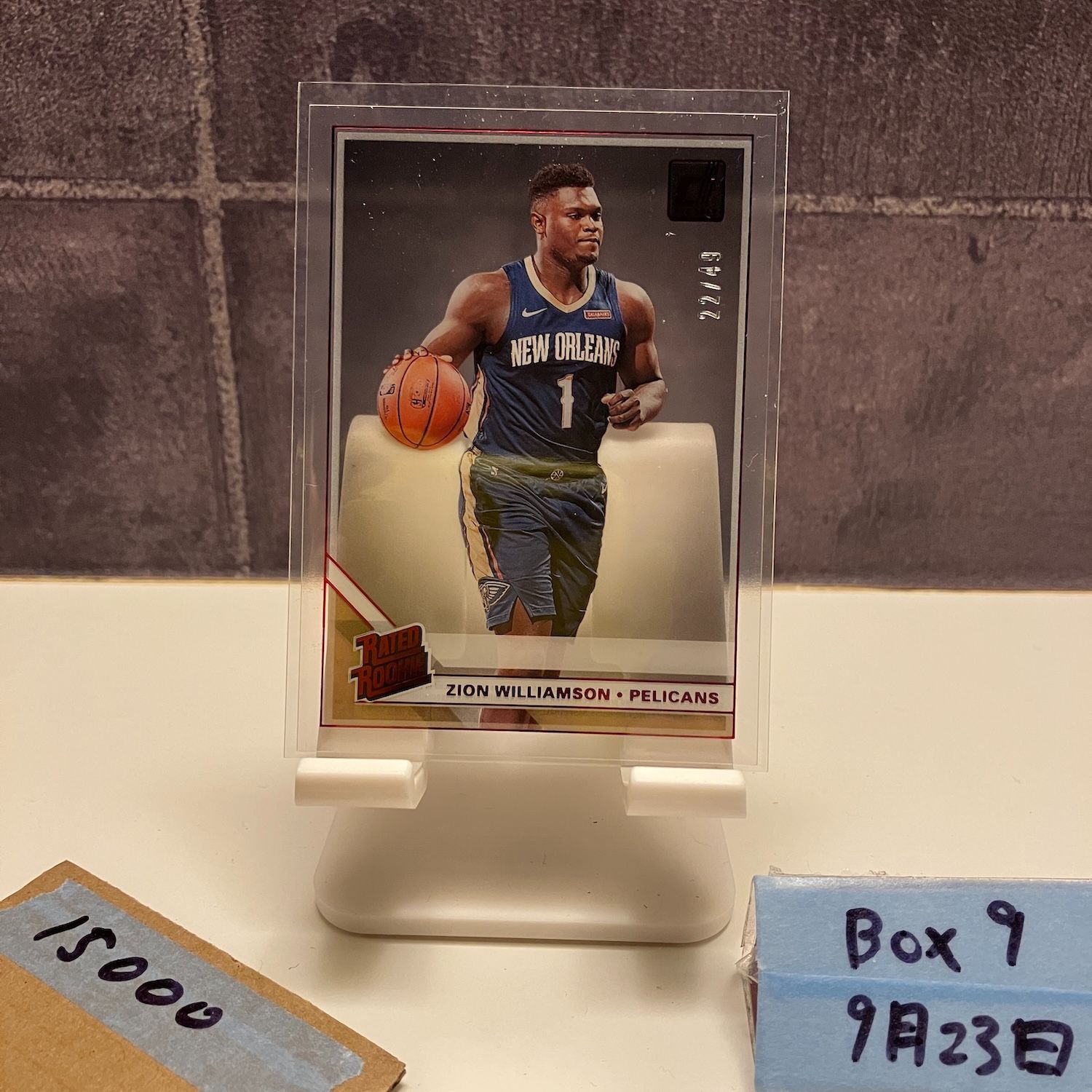 2020 Panini Clearly Donruss Zion Williamson 22|49 New Orleans Pelicans Rated RC ルーキー Rookie カード