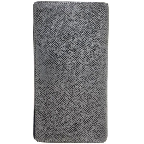 ルイヴィトン 札入れ タイガ ポルト フォイユ ロン レザー 革 グラシエ グレー系 M 32644 LOUIS VUITTON 二つ折り長札入れ 長財布 財布 ロングウォレット ウォレット サイフ メンズ 紳士 男性