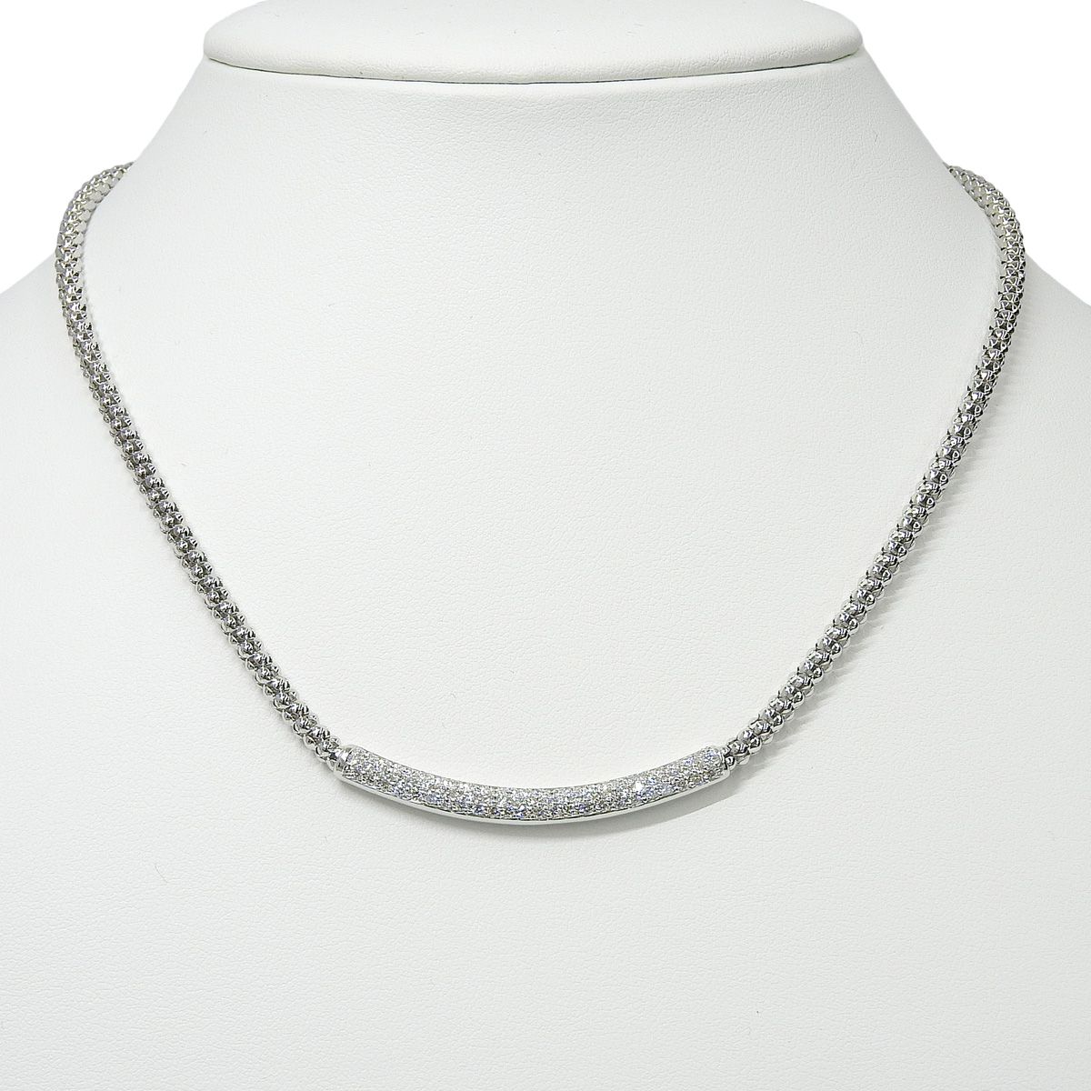 K18WG ダイヤモンド テニス ブレスレット D1.00 【ジュエリーNJ】 K18ダイヤモンドテニスブレスレット D1.00 6.8g イエローゴールド