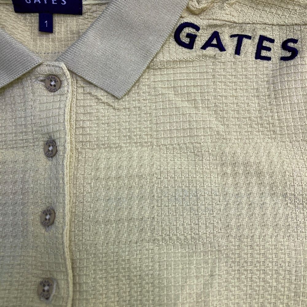 Pearly Gates 半袖シャツ ベージュ サイズ1 Mサイズ サイズ：1 PEARLY GATES パーリーゲイツ 半袖ポロシャツ ベージュ系