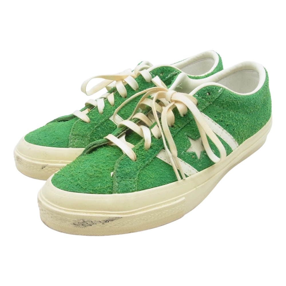 CONVERSE コンバース 1SD590 STAR&BARS US SUEDE BRIGHT GREEN スター