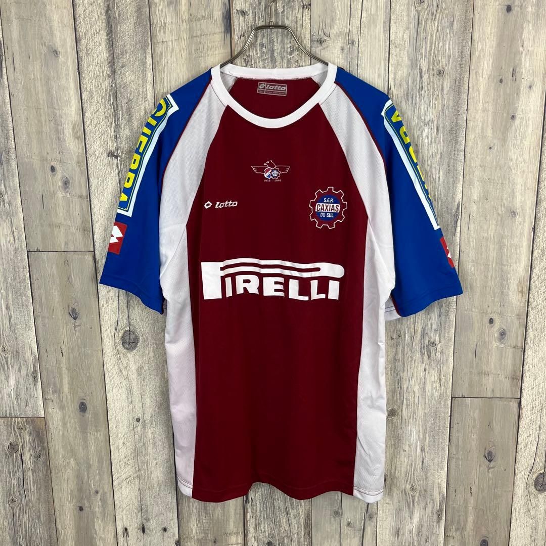 OLD Lotto 90s ロット サッカー ゲームシャツ ユニフォーム L - メルカリ