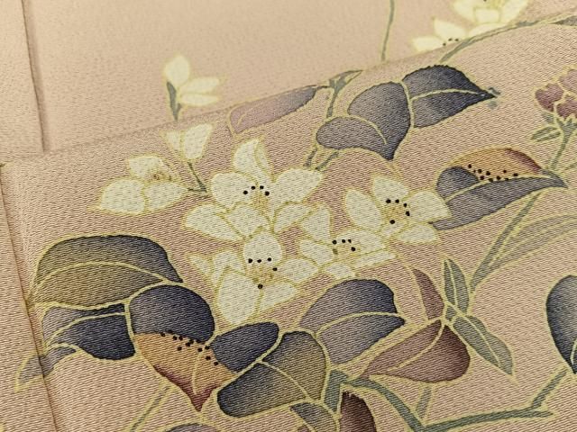 平和屋着物○本加賀友禅作家 東藤岳 訪問着 枝花文 正絹