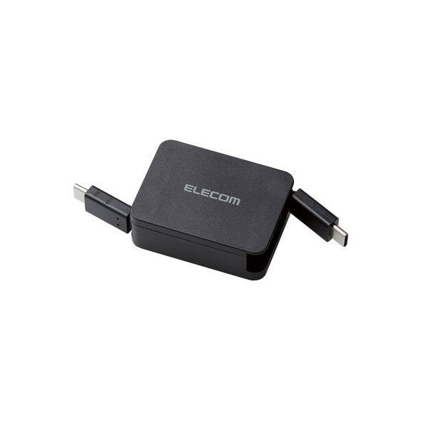 エレコム USB2.0ケーブル（巻取り、C-C） MPA-CCRLA07BKX3