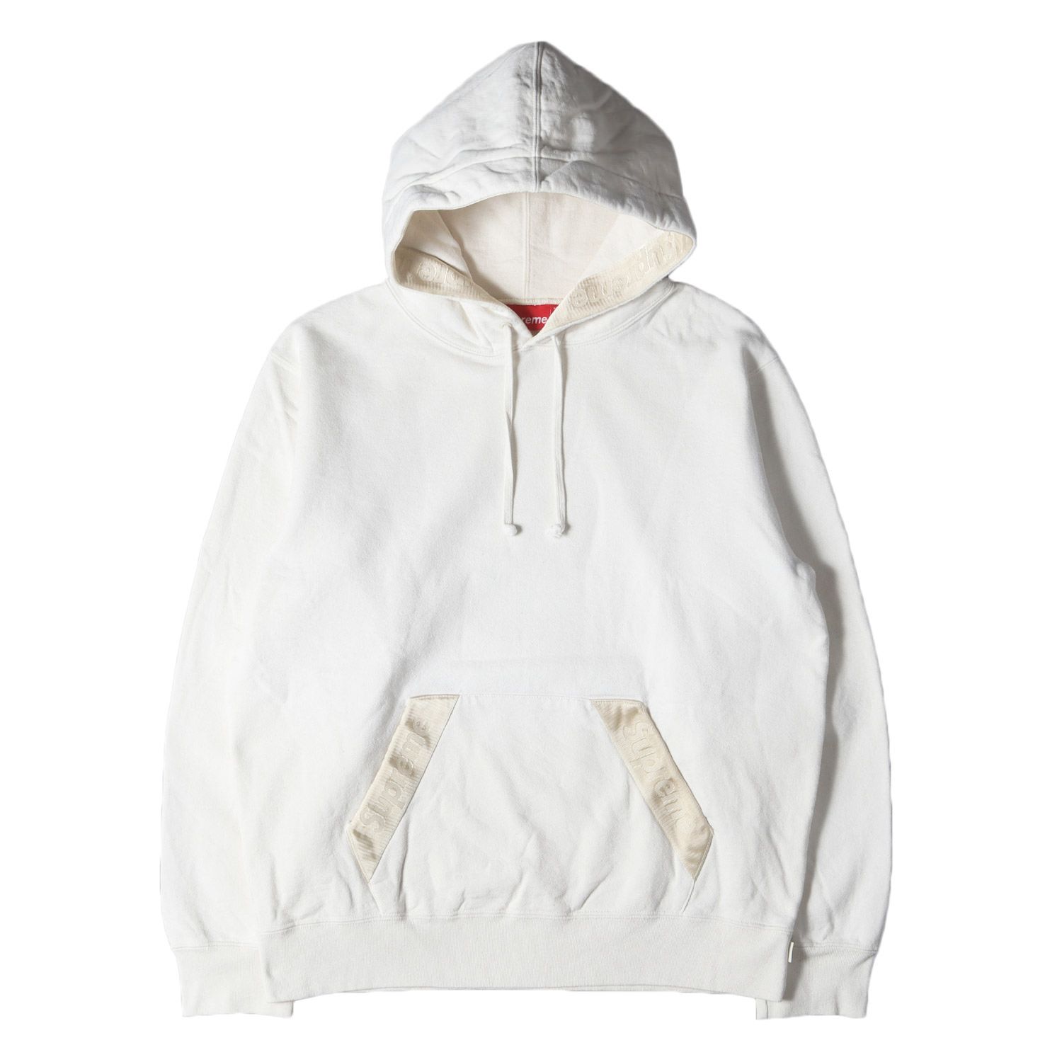 Supreme シュプリーム パーカー サイズ:M 20SS ウェビングテープ付き 