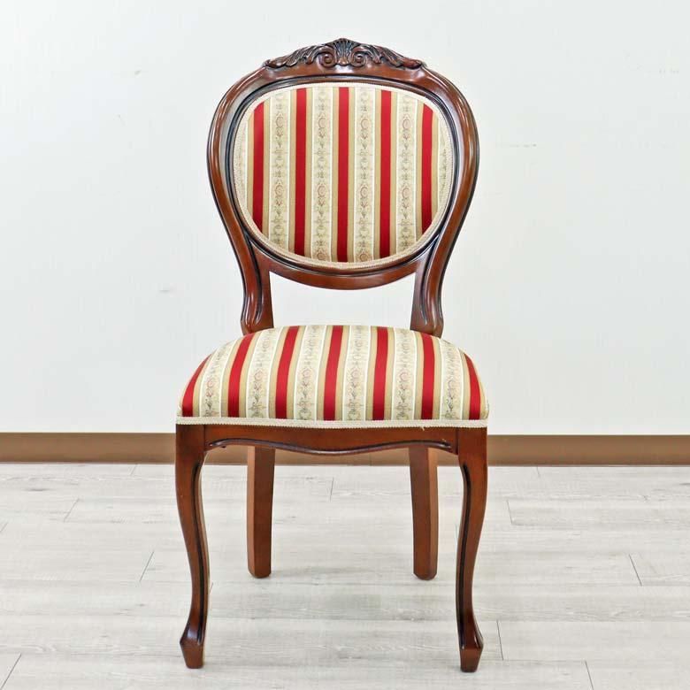 イタリア ダイニング3点セット 70cm 象嵌 レッドストライプ 猫脚 イタリア ダイニング3点セット 70cm 象嵌 レッドストライプ 猫脚