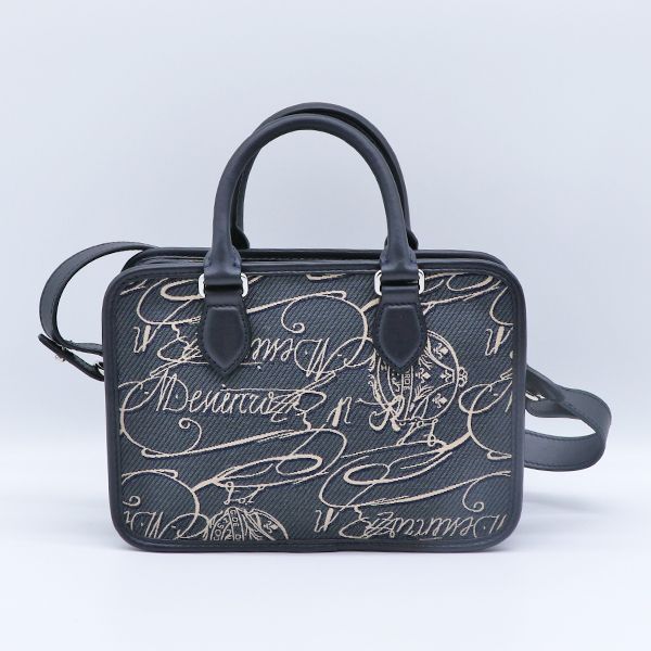 デッドストック級 ベルルッティ バッグアンジュール ガリバー スクリット アラベスク レザー ビジネスバッグ 4814810 10ANT ABC 16850