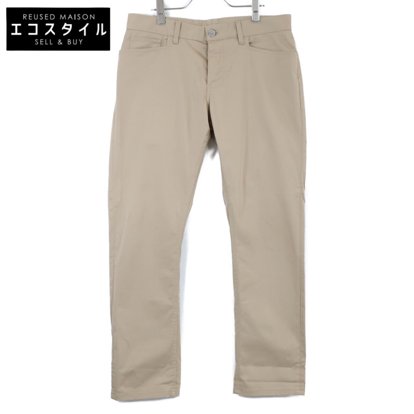 HERMES エルメス コットン ライトオンス チノクロスストレートパンツ| 44