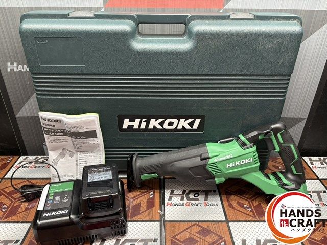 〇〇 ♥ HIKOKI ハイコーキ CR18DBL コードレスセーバーソー 18V バッテリー 充電器付き ハンズクラフト佐賀