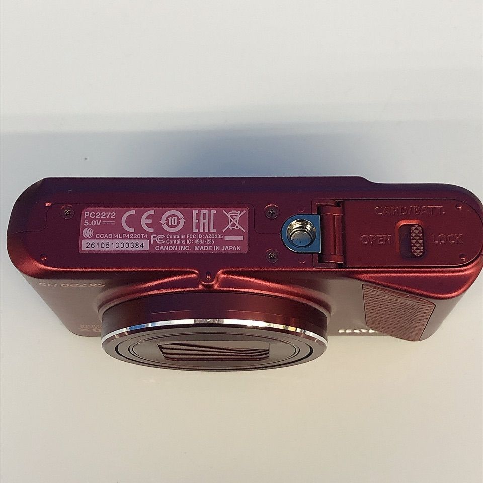 【難有】Canon デジタルカメラ PowerShot SX720 HS レッド Digital Camera Canon PowerShot SX720 HS Red 20.3MP 40x Wi-Fi