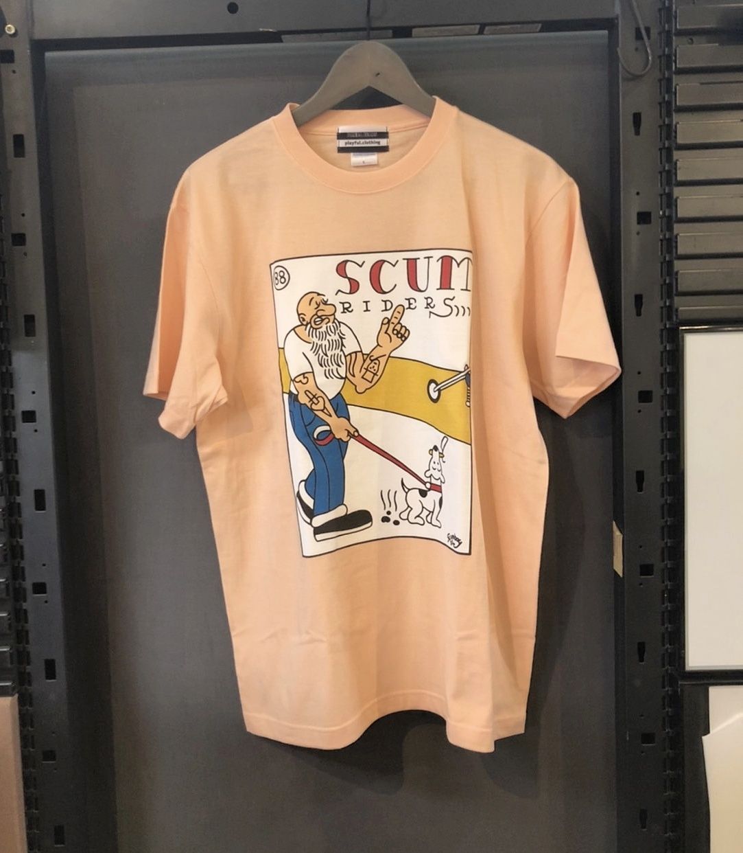 ◎SCUMBOY TATTOO GO×PANDA BEARS 「SCUM RIDERS」S/S T-Shirt スカム