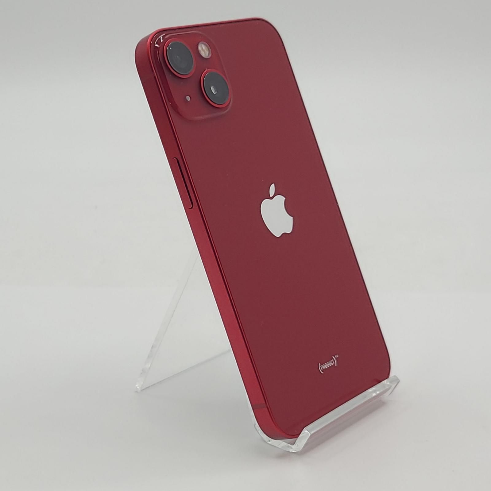 【全額返金保証】【最速発送】Apple iPhone 13 256GB (PRODUCT)RED au SIMロック解除品 美品 動作品 白ロム 100%