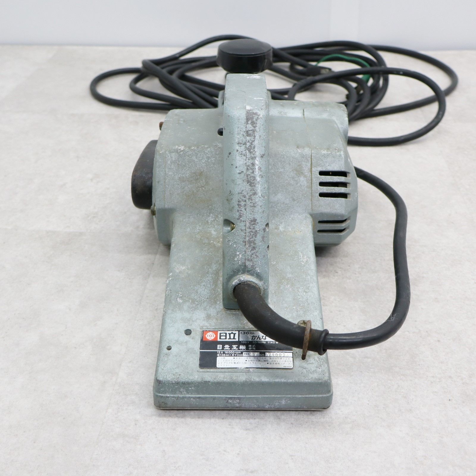 日立　電気カンナ △電動工具 中古品｜電動カンナ｜HITACHI 日立 DIY｜簡易動作