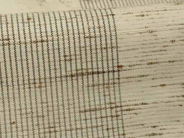 平和屋着物▽ぜんまい紬 単衣 市松文 正絹 逸品 AAAX1625sx 単衣