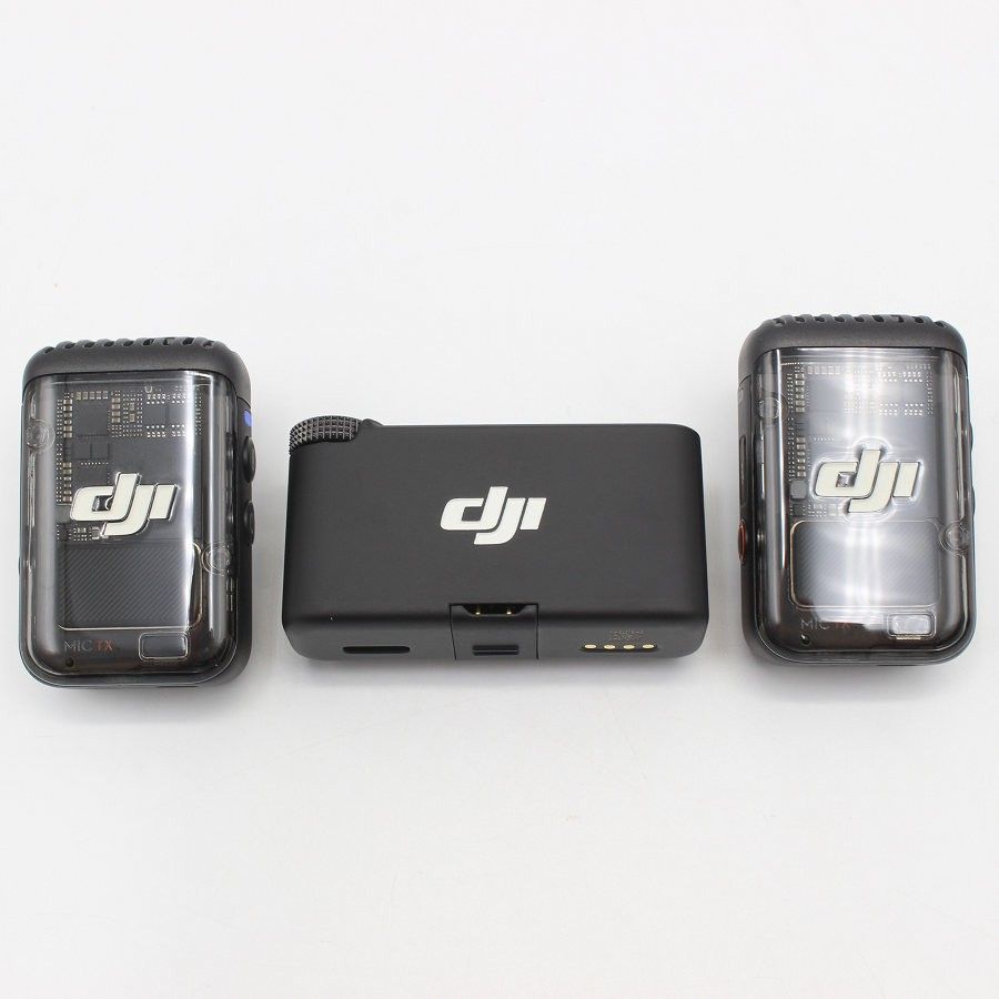 DJI Mic 2 DM1021 ワイヤレスマイク トランスミッター×2 レシーバー 充電ケース 本体