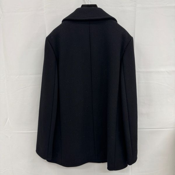 定価50万 CELINE レクタングルジャケット 金ボタン 46 CELINE(セリーヌ) チェックレクタングルテーラードジャケット