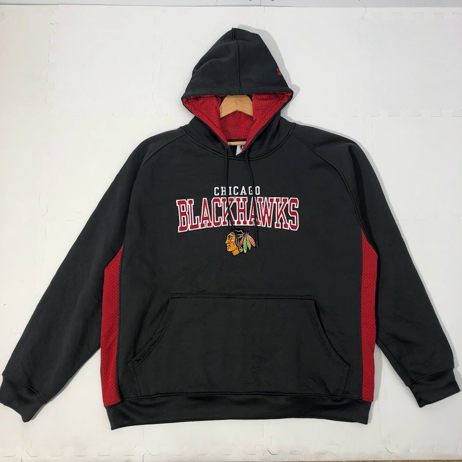 NHL/エヌエイチエル CHICAGO BLACKHAWKS ホッケーチーム パーカー 