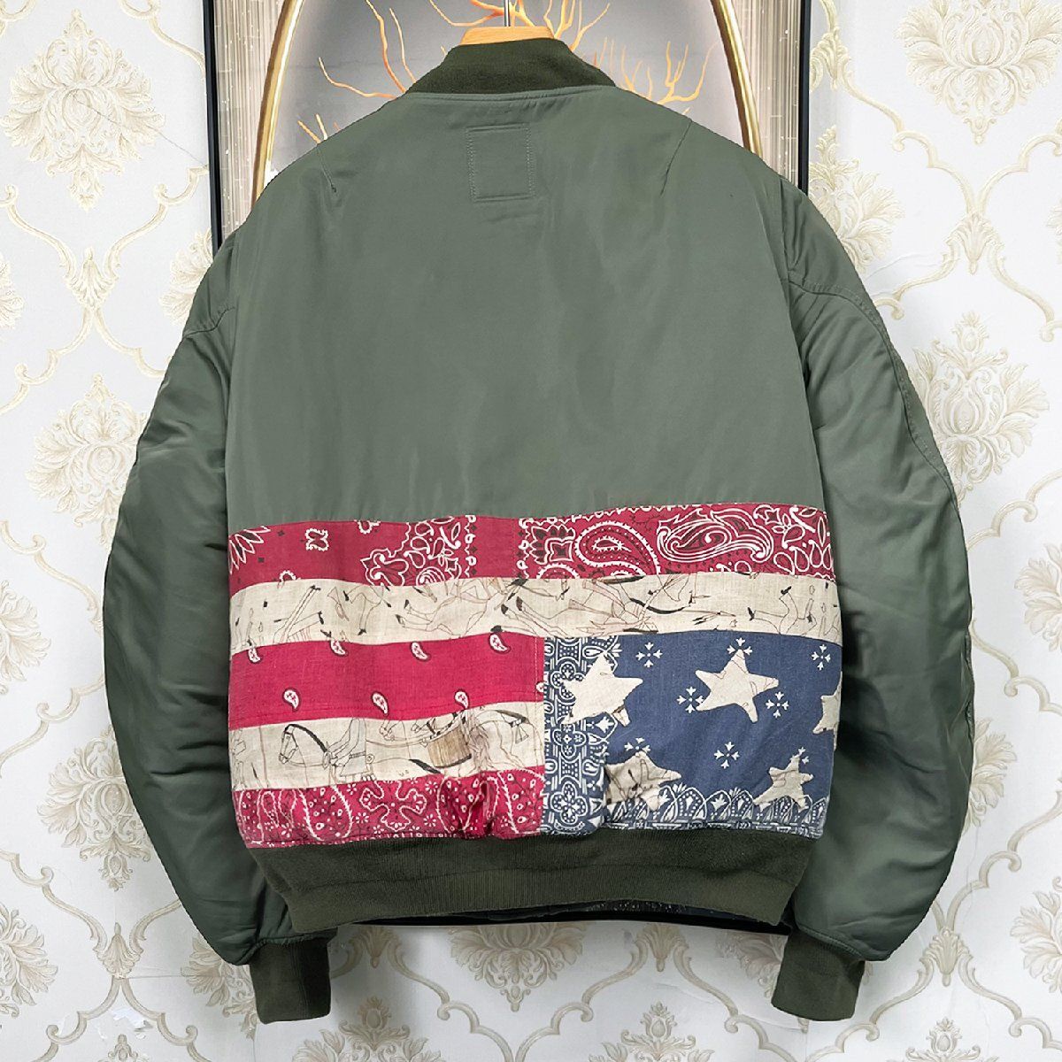 限定 visvim 16AW ICT THORSON JKT MA-1 US国旗 泥染加工 フライト 