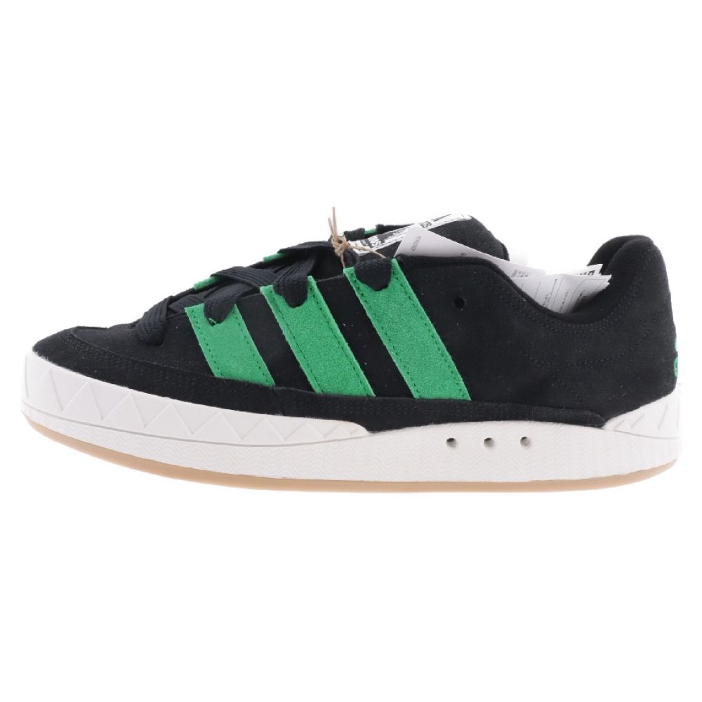 adidas (アディダス) ×atmos×XLARGE ADIMATIC BLACK GREEN アトモス エクストララージ アディマティック ローカット スニーカー ブラック/グリーン US11/29cm HQ3936