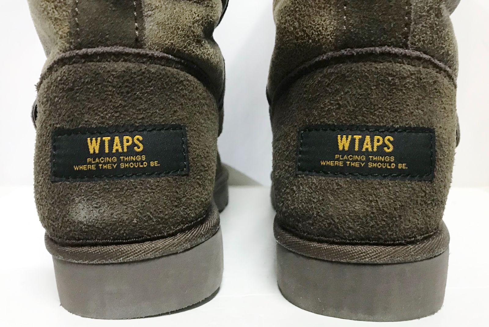 WTAPS A-6 LEATHER SHEEP BOOTS ムートンブーツ - メルカリ