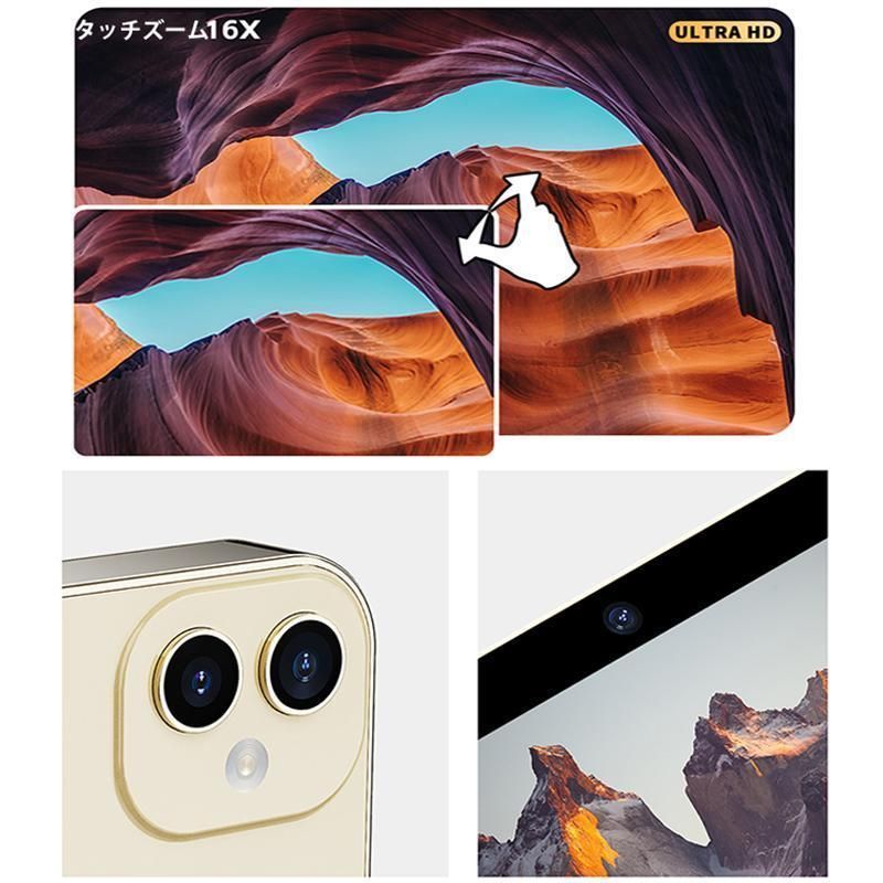 K小型広角レンズ音楽プレーオートフォーカスOTG対応タッチスクリーン6400万画素16倍ズーム望遠レンズ