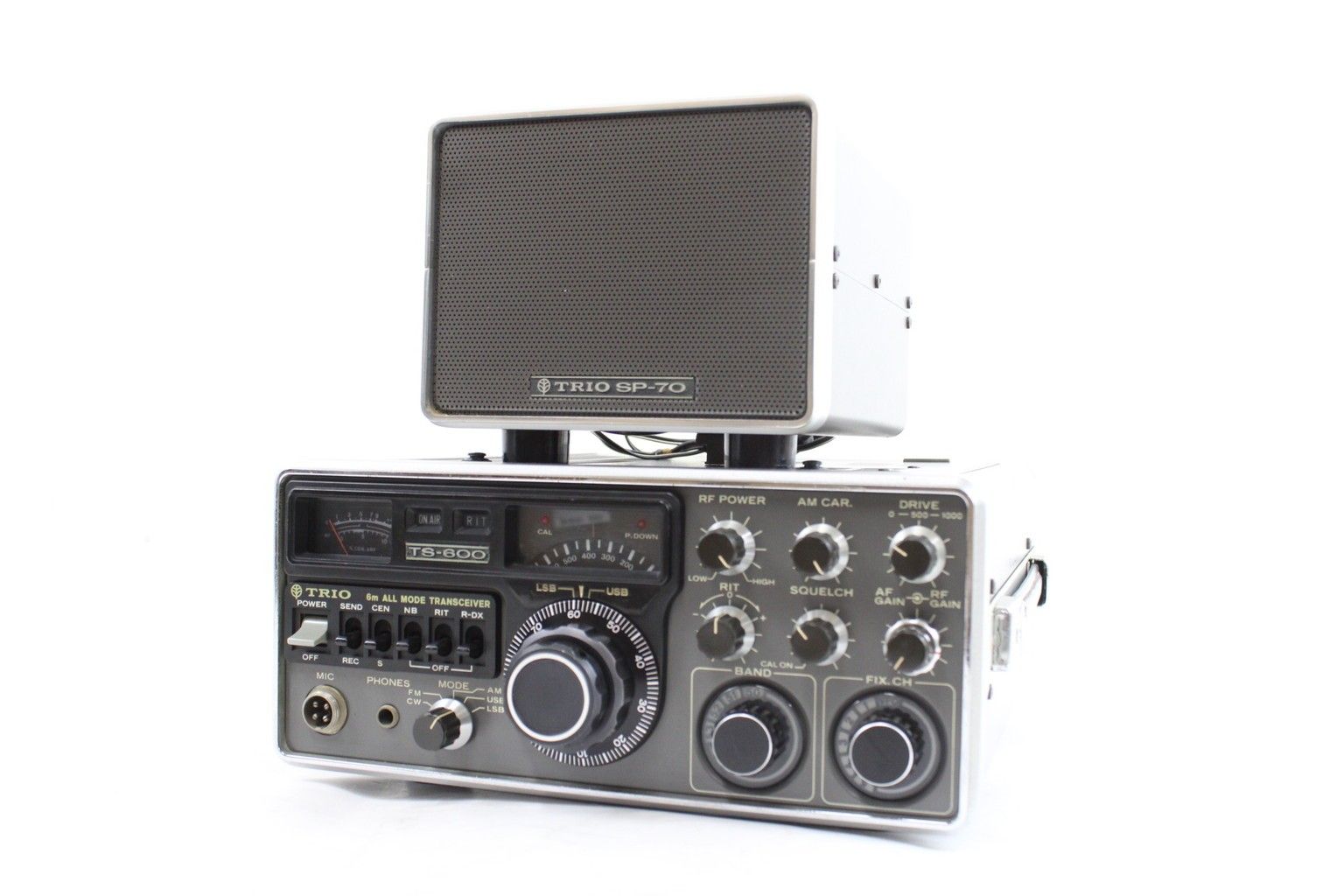 現状品 トリオ TS-600 オールモードトランシーバー SPｰ70 外部