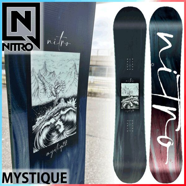【送料込み】NITRO MYSTIQUE　スノーボード板146 23-24 NITRO / ナイトロ MYSTIQUE ミスティック レディース
