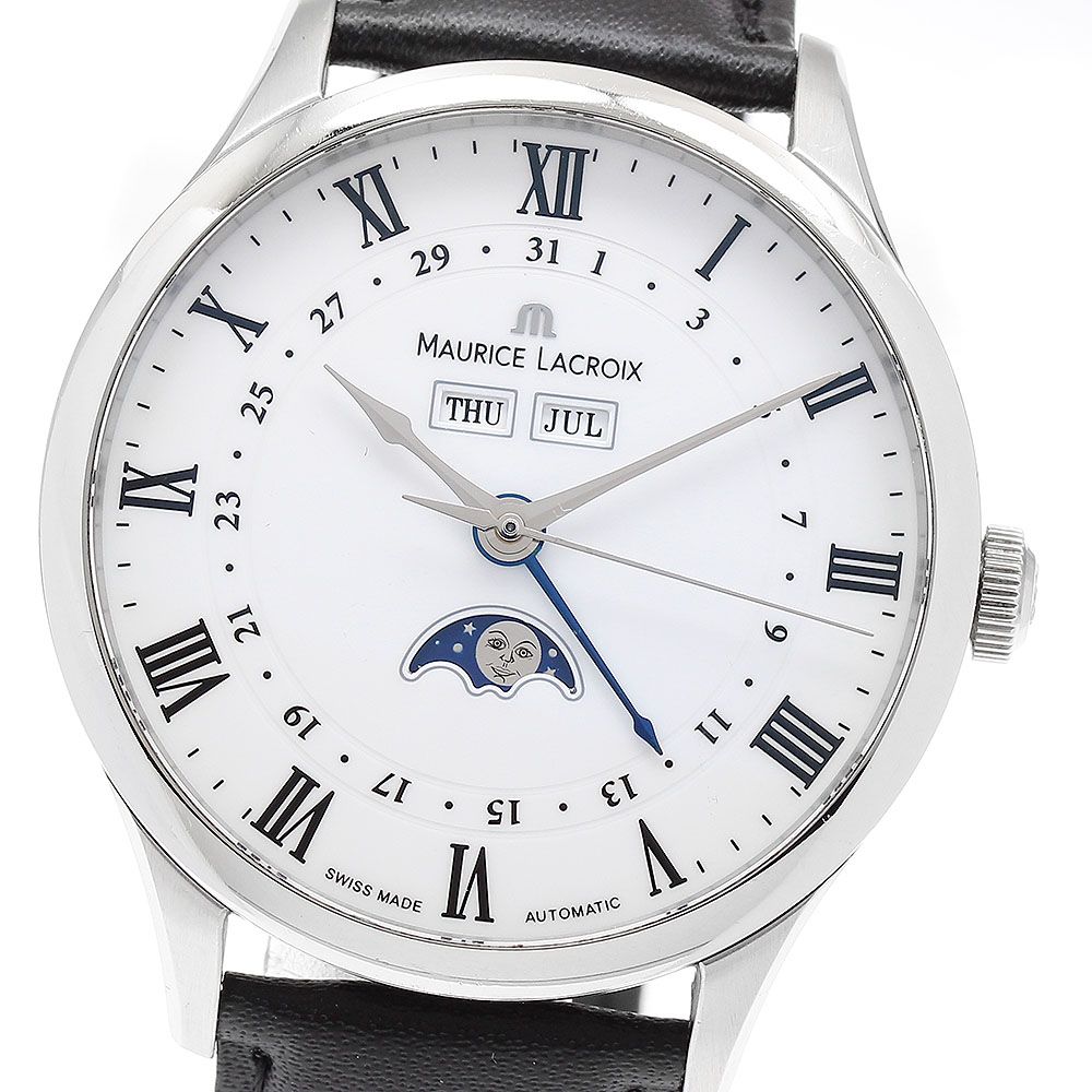 モーリスラクロア MAURICE LACROIX MP6607 マスターピース トラディション トリプルカレンダー ムーンフェイズ 自動巻き メンズ_893992
